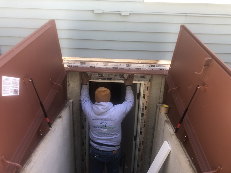 Window Solutions Plus master installer flashing these doors properly